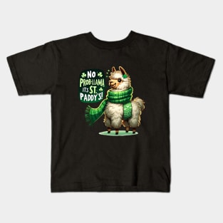 No prob-llama it’s st paddy’s Kids T-Shirt